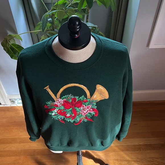 Jerzees Vintage Made in USA Xl Christmas - Picture 2 of 6